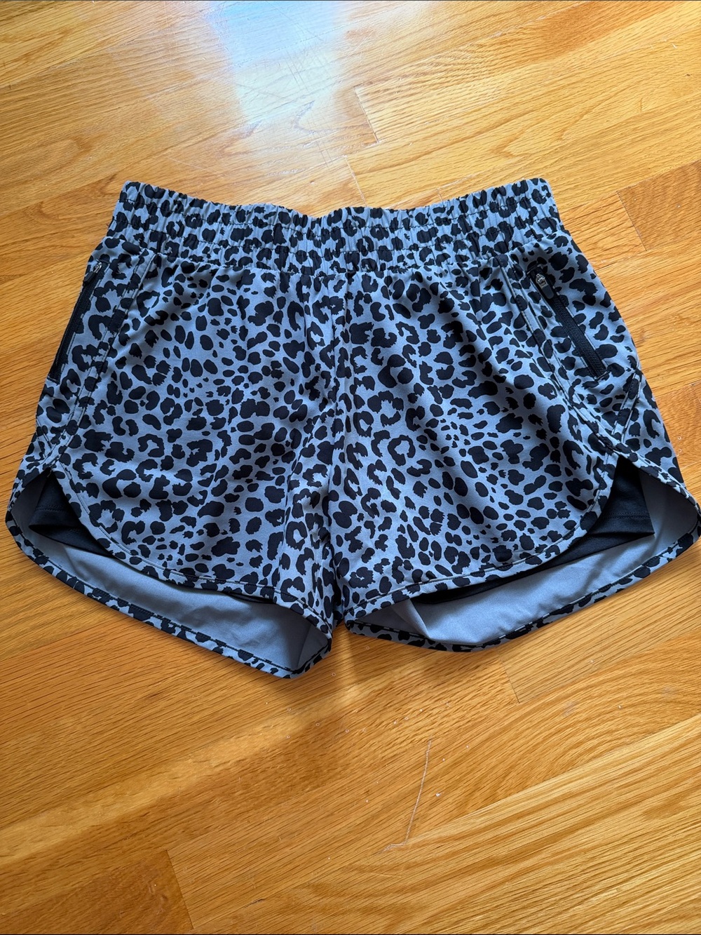 Avia Leopard Print Athletic Shorts